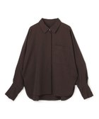 【アンクレイヴ/uncrave】のウォッシャブルウールライクツイル ドルマンシャツ 人気、トレンドファッション・服の通販 founy(ファニー) ファッション Fashion レディースファッション Fashion for Women トップス・カットソー Cut & Sew Tops シャツ・ブラウス・オフィスカジュアル Elegant Blouses & Button-Ups シャンブレー Chambray, Denim-Like Fabric ジャケット Jacket, Outerwear ツイル Twist, Twisted Detail 定番 Standard, Basic Item バランス Balance, Style Balance レギュラー Regular, Standard Fit ワイド Wide, Wide Fit A/W・秋冬 Autumn/Winter thumbnail ブラウン|ID: prp329100004686997 ipo3291000000033919435