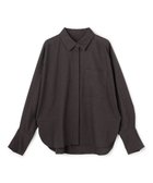 【アンクレイヴ/uncrave】のウォッシャブルウールライクツイル ドルマンシャツ 人気、トレンドファッション・服の通販 founy(ファニー) ファッション Fashion レディースファッション Fashion for Women トップス・カットソー Cut & Sew Tops シャツ・ブラウス・オフィスカジュアル Elegant Blouses & Button-Ups シャンブレー Chambray, Denim-Like Fabric ジャケット Jacket, Outerwear ツイル Twist, Twisted Detail 定番 Standard, Basic Item バランス Balance, Style Balance レギュラー Regular, Standard Fit ワイド Wide, Wide Fit A/W・秋冬 Autumn/Winter thumbnail 【WEB限定】グレーブラウン|ID: prp329100004686997 ipo3291000000033919436
