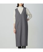 【ジェイ プレス/J.PRESS】の【洗える】ツムギートflannel ジャンパースカート グレー系|ID: prp329100004687014 ipo3291000000033844913