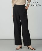 【ジェイ プレス/J.PRESS】の【WEB限定カラーあり・洗える】ツムギートflannel ストレート パンツ 【WEB限定】ブラック系|ID: prp329100004687015 ipo3291000000033844925