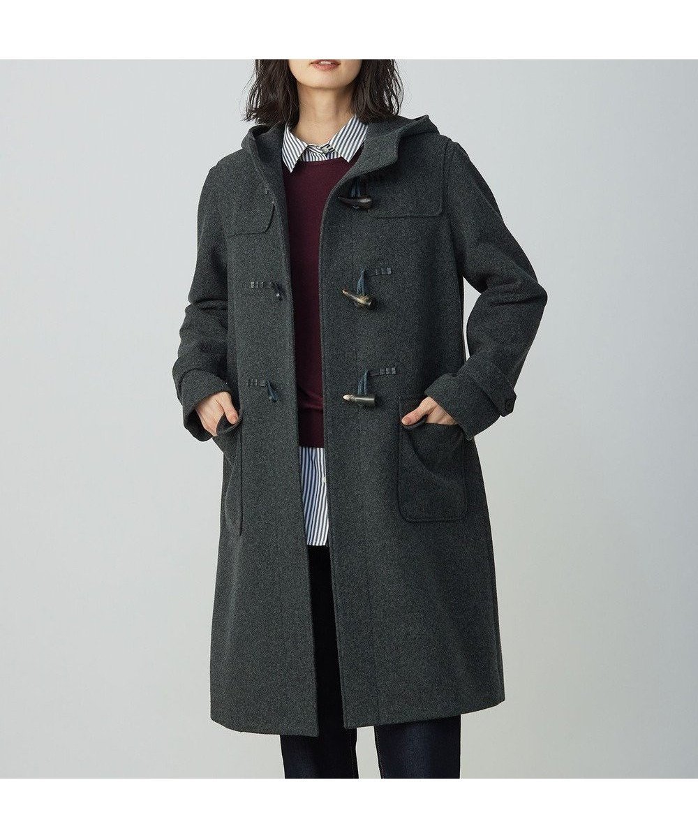 【ジェイ プレス/J.PRESS】のJackal ソフトメルトン ダッフル コート インテリア・キッズ・メンズ・レディースファッション・服の通販 founy(ファニー) 　ファッション　Fashion　レディースファッション　Fashion for Women　アウター　Coat / Outerwear Collection　コート・ロングコート・ピーコート　Long Coats, Peacoats & More　レディースジャケット・軽アウター　Jackets　ダッフルコート　Duffle Coats　シンプル　Simple, Minimal　ジャケット　Jacket, Outerwear　ダッフルコート　Duffle Coat, Toggle Coat　デニム　Denim, Jeans Material　ベーシック　Basic, Essential　メルトン　Melton, Heavy Wool　定番　Standard, Basic Item　A/W・秋冬　Autumn/Winter　チャコール系|ID: prp329100004687019 ipo3291000000035708248