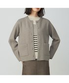 【ジェイ プレス/J.PRESS】の【洗える】BOUCLE ニット アウター モカ系|ID: prp329100004687021 ipo3291000000033844980