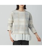 【ジェイ プレス/J.PRESS】の【洗える】Wooly Stretch Plaid ニット グレー系|ID: prp329100004687023 ipo3291000000033845000