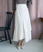 【アースミュージックアンドエコロジー/earth music&ecology】のティアードイレヘムスカート 人気、トレンドファッション・服の通販 founy(ファニー) ファッション Fashion レディースファッション Fashion for Women スカート Skirts おすすめ Recommended / Our Picks ヘムライン Hemline, Bottom Cut ポケット Pocket, Pocket Detail A/W・秋冬 Autumn/Winter thumbnail Ivory|ID: prp329100004687025 ipo3291000000033845006