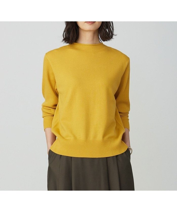 【ジェイ プレス/J.PRESS】の【洗える】SOFT TOUCH WOOL 立ち襟 ニット インテリア・キッズ・メンズ・レディースファッション・服の通販 founy(ファニー) https://founy.com/ ファッション Fashion レディースファッション Fashion for Women トップス・カットソー Cut & Sew Tops ニット Knit Tops & Sweaters イエロー Yellow 洗える Machine Washable コンビ Combo, Combination Style セーター Sweater, Knitwear バランス Balance, Style Balance A/W・秋冬 Autumn/Winter 新作・新入荷 New Arrivals / New In |ID: prp329100004687026 ipo3291000000033845018