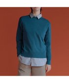 【ジェイ プレス/J.PRESS】のSOFT TOUCH WOOL 立ち襟 ニット エメラルド系|ID: prp329100004687026 ipo3291000000034169453