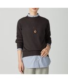 【ジェイ プレス/J.PRESS】のSOFT TOUCH WOOL 立ち襟 ニット ダークブラウン系|ID: prp329100004687026 ipo3291000000035770307