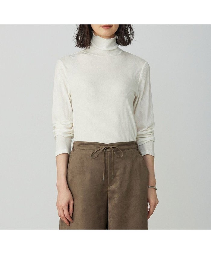 【ジェイ プレス/J.PRESS】のカシミヤシルク シアーリブ タートル カットソー インテリア・キッズ・メンズ・レディースファッション・服の通販 founy(ファニー) https://founy.com/ ファッション Fashion レディースファッション Fashion for Women トップス・カットソー Cut & Sew Tops シャツ・ブラウス・オフィスカジュアル Elegant Blouses & Button-Ups ロングTシャツ・Tシャツ Longline T-Shirts & Tees カットソー・ベーシックTシャツ Cut-and-Sewn Tops / Stretch Tees & Basics インナー Innerwear カットソー Cut and Sewn Top シアー Sheer, See-Through シルク Silk, 100% Silk ジャケット Jacket, Outerwear ストレッチ Stretch, Stretchy Fabric タートル Turtleneck, Turtle Collar ボーダー Border, Stripe ロング Long, Long-Length A/W・秋冬 Autumn/Winter |ID: prp329100004687031 ipo3291000000035602960