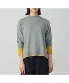【ジェイ プレス/J.PRESS】の【洗える】SOFT TOUCH WOOL ブロッキング ニット グレー×イエロー系|ID: prp329100004687032 ipo3291000000033845077