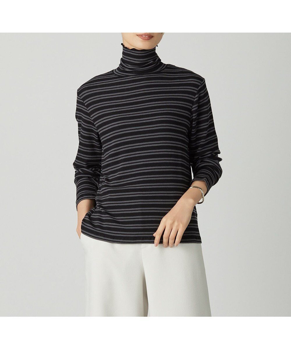 【ジェイ プレス/J.PRESS】のカシミヤシルク シアーリブ ボーダー タートル カットソー 人気、トレンドファッション・服の通販 founy(ファニー) ファッション Fashion レディースファッション Fashion for Women トップス・カットソー Cut & Sew Tops シャツ・ブラウス・オフィスカジュアル Elegant Blouses & Button-Ups ロングTシャツ・Tシャツ Longline T-Shirts & Tees カットソー・ベーシックTシャツ Cut-and-Sewn Tops / Stretch Tees & Basics インナー Innerwear カットソー Cut and Sewn Top シアー Sheer, See-Through シルク Silk, 100% Silk ジャケット Jacket, Outerwear ストレッチ Stretch, Stretchy Fabric タートル Turtleneck, Turtle Collar ボーダー Border, Stripe ロング Long, Long-Length 無地 Plain, Solid Color A/W・秋冬 Autumn/Winter other-1|ID: prp329100004687033 ipo3291000000033845093