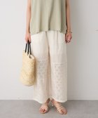 【クラフトスタンダードブティック/CRAFT STANDARD BOUTIQUE】のレースパッチワークパンツ Ivory|ID: prp329100004687043 ipo3291000000034230312
