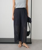 【クラフトスタンダードブティック/CRAFT STANDARD BOUTIQUE】のレースパッチワークパンツ Black|ID: prp329100004687043 ipo3291000000034230313