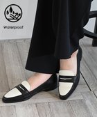 【アポム/APOM】の日本製 晴雨兼用スクエアトゥコインローファー15 人気、トレンドファッション・服の通販 founy(ファニー) ファッション Fashion レディースファッション Fashion for Women シューズ Shoes, Footwear スマート Smart, Elegant パターン Pattern, Design Print フォルム Silhouette, Form 日本製 Made In Japan thumbnail ブラック×ホワイト|ID: prp329100004687963 ipo3291000000034327679