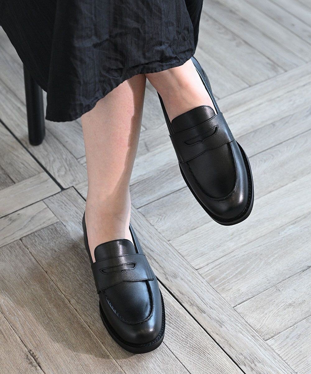 【アポム/APOM】のペニーローファー 30 インテリア・キッズ・メンズ・レディースファッション・服の通販 founy(ファニー) 　ファッション　Fashion　レディースファッション　Fashion for Women　インソール　Shoe Insole　クッション　Cushion, Throw Pillow　コレクション　Collection, Seasonal Line　シューズ　Shoes, Footwear　スマート　Smart, Elegant　ソックス　Socks, Hosiery　タイツ　Tights, Legwear　定番　Standard, Basic Item　マニッシュ　Mannish, Boyish　A/W・秋冬　Autumn/Winter　S/S・春夏　SS, Spring/Summer, Warm Season　新作・新入荷　New Arrivals / New In　おすすめ　Recommended / Our Picks　夏　Summer　ブラック|ID: prp329100004687964 ipo3291000000033853187