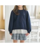 【組曲 / KIDS/KUMIKYOKU】の【110-140㎝】フラワーキルト トレーナー ネイビー|ID: prp329100004687977 ipo3291000000035489691