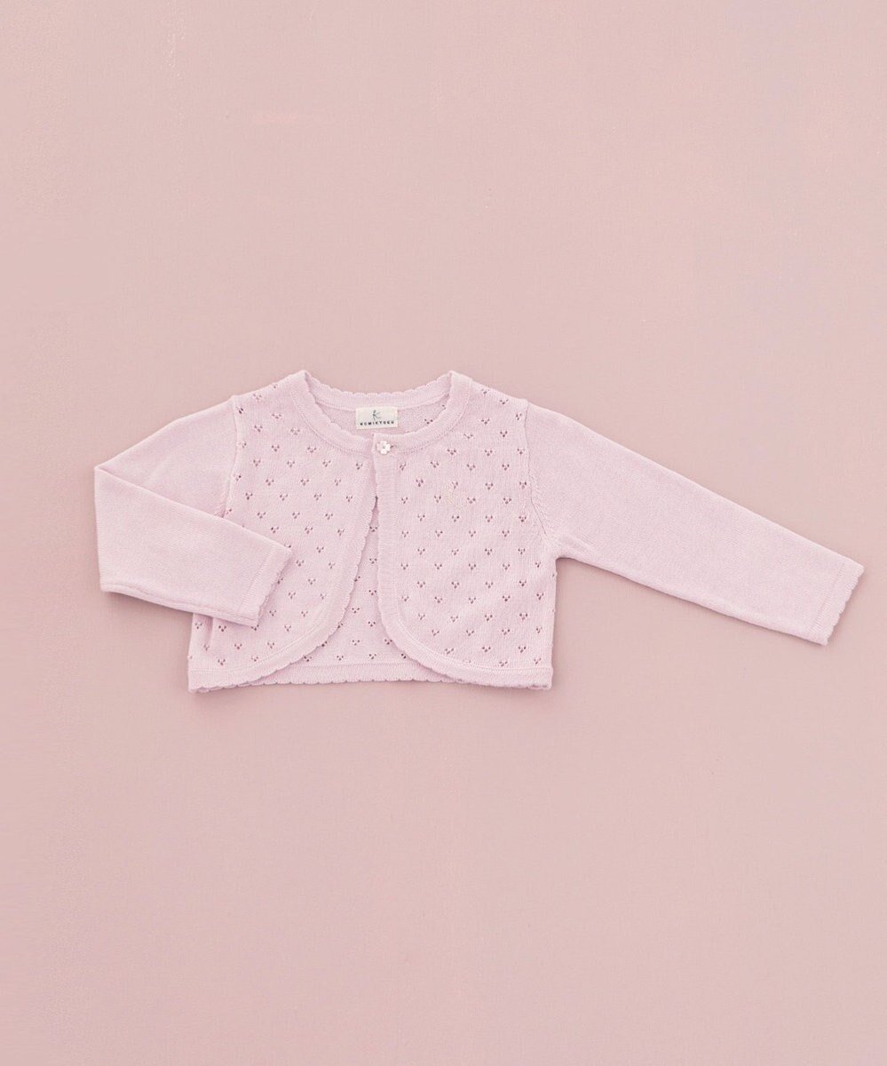 【組曲 / KIDS/KUMIKYOKU】の【80~100㎝】ベビー ボレロ 人気、トレンドファッション・服の通販 founy(ファニー) ファッション Fashion キッズファッション Fashion for Kids トップス・カットソー Cut & Sew Tops アイレット Eyelet Lace アクリル Acrylic Material セーター Sweater, Knitwear ベビー Baby, Babywear ボレロ Bolero, Short Cardigan エレガント 上品 Elegant A/W・秋冬 Autumn/Winter other-1|ID: prp329100004687991 ipo3291000000034187989