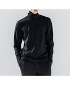 【ジョゼフ オム/JOSEPH HOMME / MEN】の新モデル【接触冷感/UVカット】ハイゲージベアスムース タートルネック長袖Tシャツ ブラック系|ID: prp329100004688007 ipo3291000000034210300