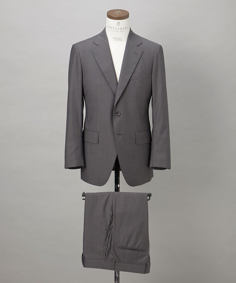 【五大陸/gotairiku / MEN】の【Loro Piana Fabric】365 通年スーツ インテリア・キッズ・メンズ・レディースファッション・服の通販 founy(ファニー) 　ファッション　Fashion　メンズファッション　Fashion for Men　セットアップ　Matching Sets　シェイプ　Shape, Slim Fit　スーツ　Suit, Formalwear　セットアップ　Set-Up, Coordinated Outfit　テーパード　Tapered, Tapered Pants　レギュラー　Regular, Standard Fit　夏　Summer　S/S・春夏　SS, Spring/Summer, Warm Season　A/W・秋冬　Autumn/Winter　グレー系8|ID: prp329100004688009 ipo3291000000033853329