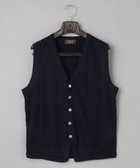 【五大陸/gotairiku / MEN】の【ベーシックニット】ハイゲージニットベスト ネイビー系|ID: prp329100004688013 ipo3291000000033853347