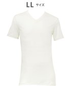 【ワコール/Wacoal / MEN】のWACOAL MEN あったかインナー Vネック 3分袖 綿100% 保温性 やわらかさが続く 静電気が起こりにくい 毛玉になりにくい 後裾長め設計 インナー メンズ WL5102 /ワコールメン アイボリー|ID: prp329100004688014 ipo3291000000034230076