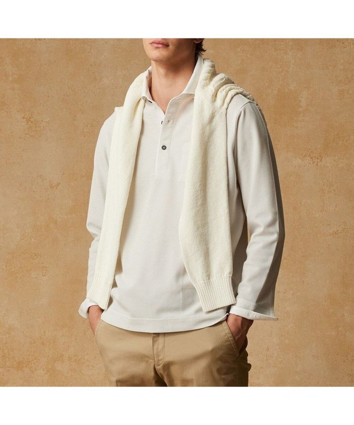 【ジョセフ アブード/JOSEPH ABBOUD / MEN】の【25SS・オーガニックコットン使用】ダディ ポロシャツ インテリア・キッズ・メンズ・レディースファッション・服の通販 founy(ファニー) https://founy.com/ ファッション Fashion メンズファッション Fashion for Men トップス・カットソー Cut & Sew Tops メンズシャツ Shirts ポロシャツ / きれいめカジュアルスタイル Polo Shirts 2025年 2025 2025春夏・S/S Spring/Summer 2025 SS25 おすすめ Recommended / Our Picks ギフト プレゼント Gift / Present ポロシャツ Polo Shirt, Collared Tee 夏 Summer 春 Spring S/S・春夏 SS, Spring/Summer, Warm Season |ID: prp329100004688026 ipo3291000000033853405