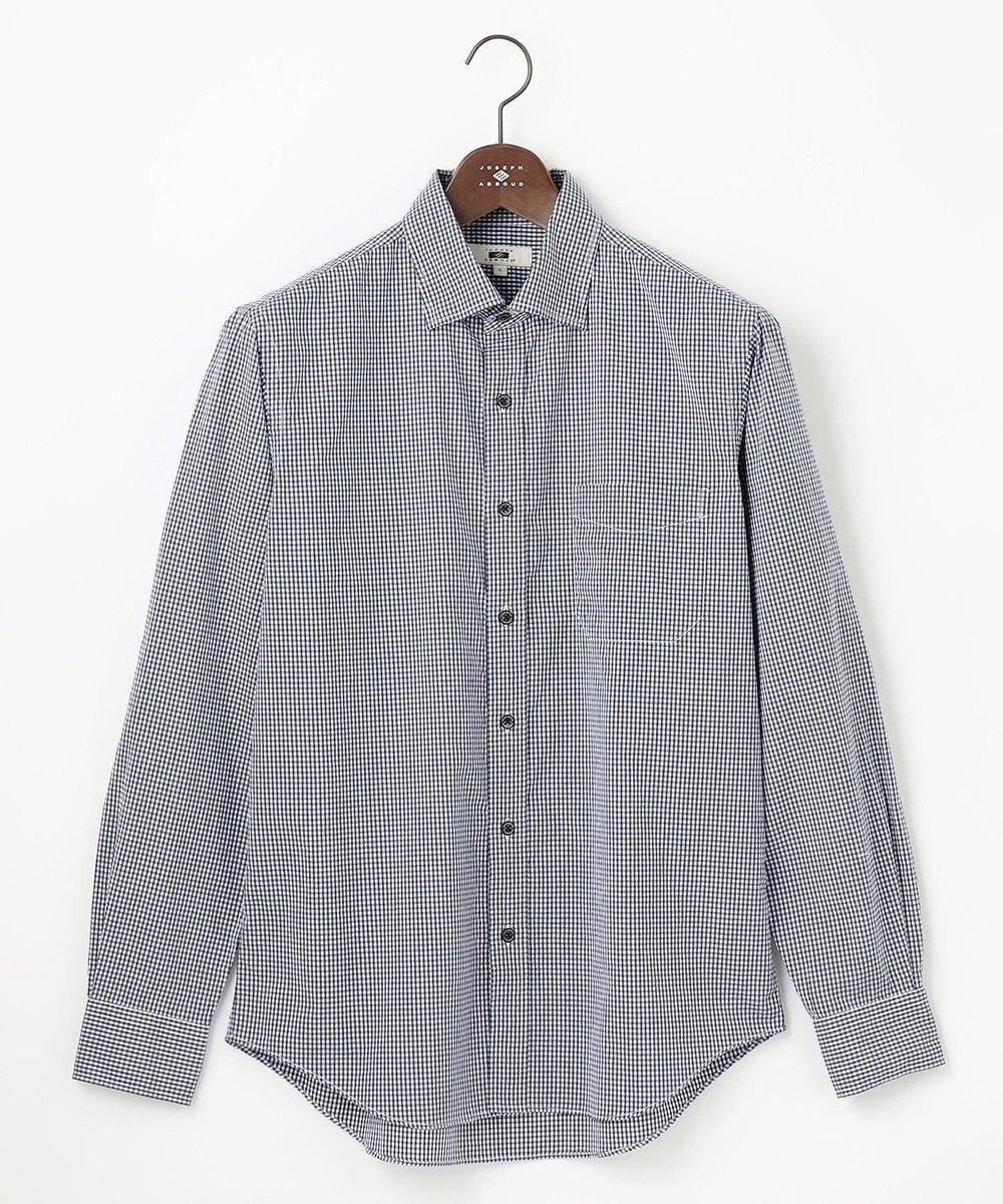【ジョセフ アブード/JOSEPH ABBOUD / MEN】の【柔らかな肌触り/暖かい】ファインブラッシュド ネル チェック シャツ インテリア・キッズ・メンズ・レディースファッション・服の通販 founy(ファニー) ファッション Fashion メンズファッション Fashion for Men トップス・カットソー Cut & Sew Tops メンズシャツ Shirts おすすめ Recommended / Our Picks インナー Innerwear チェック Check, Plaid, Tartan メランジ Melange, Mixed Yarn A/W・秋冬 Autumn/Winter 羽織 Haori, Light Jacket サックスブルー系6|ID: prp329100004688027 ipo3291000000035522425