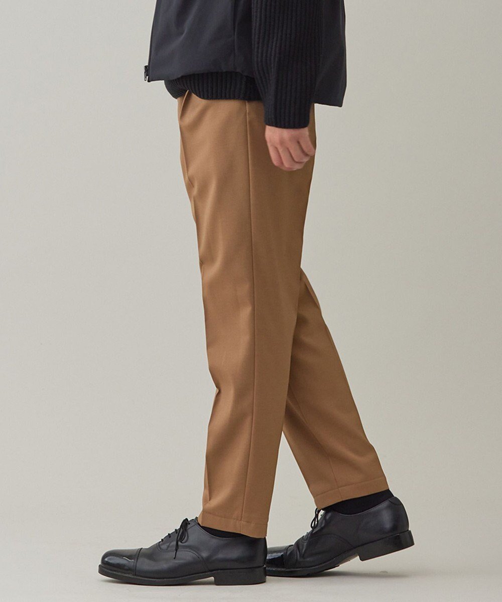 【アンフィーロ/UNFILO / MEN】のウールライク テーパードパンツ インテリア・キッズ・メンズ・レディースファッション・服の通販 founy(ファニー) 　ファッション　Fashion　メンズファッション　Fashion for Men　ボトムス　Bottoms　アウトドア　Outdoor Clothing　軽量　Lightweight, Ultra Light　スラックス　Slacks, Dress Pants　メッシュ　Mesh, Net Fabric　A/W・秋冬　Autumn/Winter　エレガント 上品　Elegant　ブラウン|ID: prp329100004688028 ipo3291000000033853418