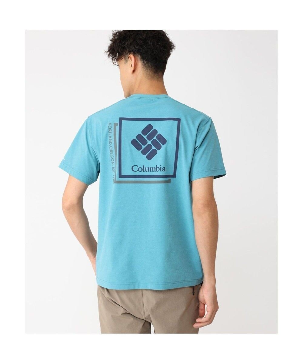 【コロンビア/Columbia / MEN】のColumbia/ ライトキャニオングラフィックショートスリーブTシャツ /コロンビア インテリア・キッズ・メンズ・レディースファッション・服の通販 founy(ファニー) 　ファッション　Fashion　メンズファッション　Fashion for Men　トップス・カットソー　Cut & Sew Tops　メンズシャツ　Shirts　カットソー　Cut and Sewn Top　グラフィック　Graphic, Graphic Design　ストレッチ　Stretch, Stretchy Fabric　夏　Summer　S/S・春夏　SS, Spring/Summer, Warm Season　A/W・秋冬　Autumn/Winter　Teal|ID: prp329100004688031 ipo3291000000033853431