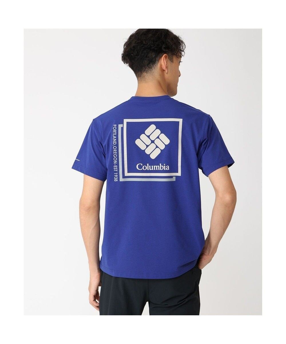 【コロンビア/Columbia / MEN】のColumbia/ ライトキャニオングラフィックショートスリーブTシャツ /コロンビア インテリア・キッズ・メンズ・レディースファッション・服の通販 founy(ファニー) 　ファッション　Fashion　メンズファッション　Fashion for Men　トップス・カットソー　Cut & Sew Tops　メンズシャツ　Shirts　カットソー　Cut and Sewn Top　グラフィック　Graphic, Graphic Design　ストレッチ　Stretch, Stretchy Fabric　夏　Summer　S/S・春夏　SS, Spring/Summer, Warm Season　A/W・秋冬　Autumn/Winter　Nightshade|ID: prp329100004688031 ipo3291000000033853432