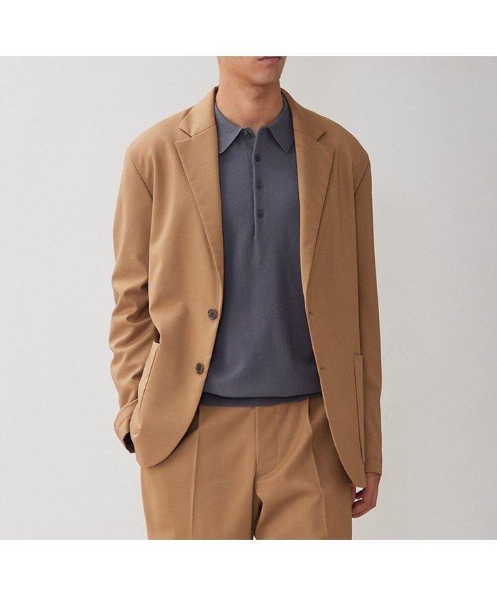 【アンフィーロ/UNFILO / MEN】のウールライクテーラードジャケット インテリア・キッズ・メンズ・レディースファッション・服の通販 founy(ファニー) https://founy.com/ ファッション Fashion メンズファッション Fashion for Men アウター Men's Coats Outerwear テーラードジャケット Tailored Jackets & Blazers アウトドア Outdoor Clothing クラシック Classic, Timeless Style 軽量 Lightweight, Ultra Light ジャケット Jacket, Outerwear セットアップ Set-Up, Coordinated Outfit メッシュ Mesh, Net Fabric A/W・秋冬 Autumn/Winter |ID: prp329100004688034 ipo3291000000033853439
