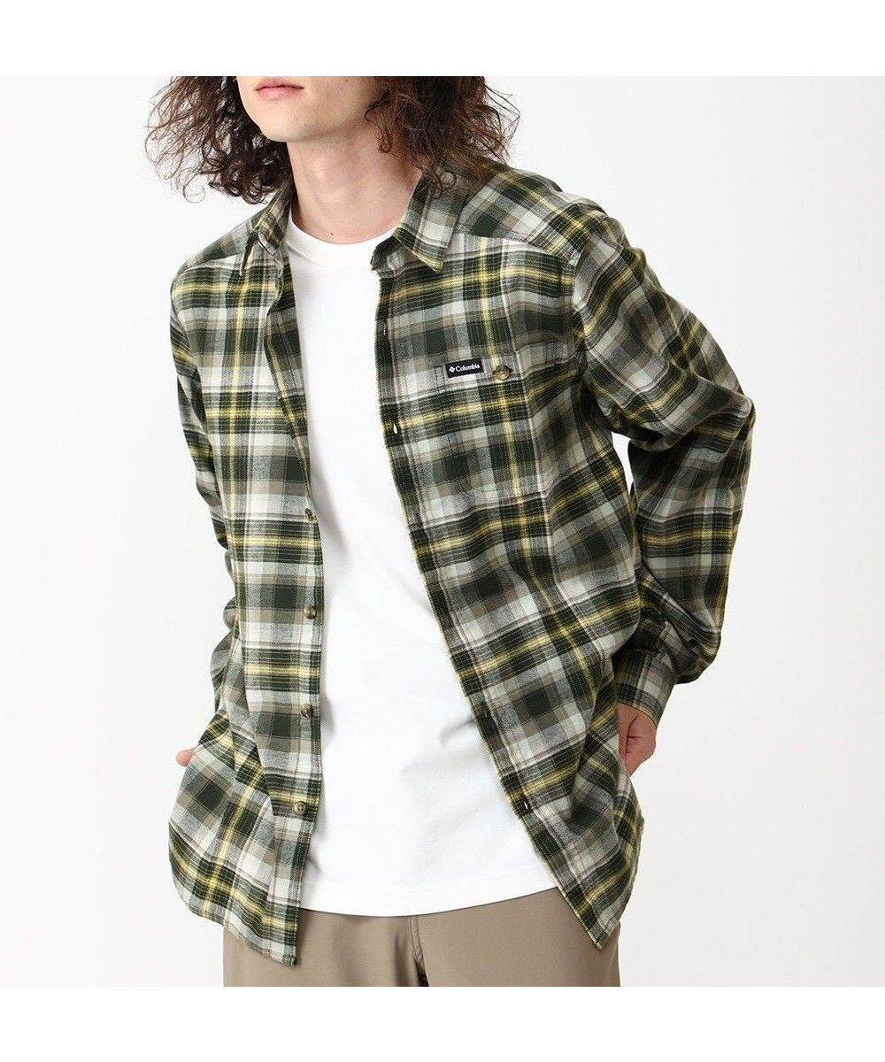 【コロンビア/Columbia / MEN】のColumbia/ コーネルウッズフランネルロングスリーブシャツ /コロンビア インテリア・キッズ・メンズ・レディースファッション・服の通販 founy(ファニー) 　ファッション　Fashion　メンズファッション　Fashion for Men　トップス・カットソー　Cut & Sew Tops　メンズシャツ　Shirts　新作・新入荷　New Arrivals / New In　おすすめ　Recommended / Our Picks　アウトドア　Outdoor Clothing　ウォーム　Warm Fabric　クラシカル　Classical, Vintage-Inspired　クラシック　Classic, Timeless Style　ストレッチ　Stretch, Stretchy Fabric　チェック　Check, Plaid, Tartan　トレンド　Trend, Trending Now　ポケット　Pocket, Pocket Detail　夏　Summer　S/S・春夏　SS, Spring/Summer, Warm Season　A/W・秋冬　Autumn/Winter　羽織　Haori, Light Jacket　Greenscape Backland Tartan|ID: prp329100004688041 ipo3291000000033853469