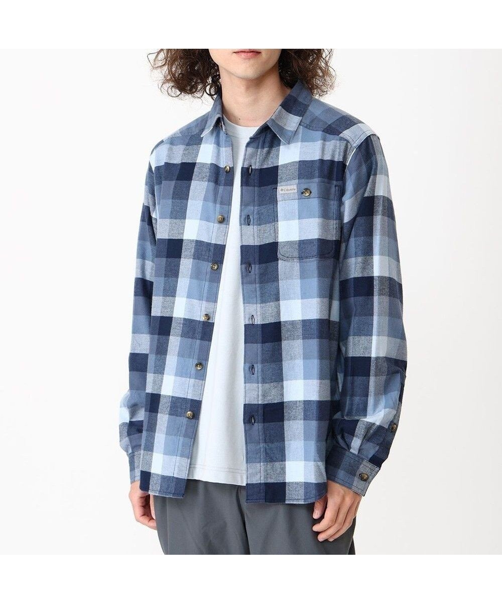 【コロンビア/Columbia / MEN】のColumbia/ コーネルウッズフランネルロングスリーブシャツ /コロンビア インテリア・キッズ・メンズ・レディースファッション・服の通販 founy(ファニー) 　ファッション　Fashion　メンズファッション　Fashion for Men　トップス・カットソー　Cut & Sew Tops　メンズシャツ　Shirts　新作・新入荷　New Arrivals / New In　おすすめ　Recommended / Our Picks　アウトドア　Outdoor Clothing　ウォーム　Warm Fabric　クラシカル　Classical, Vintage-Inspired　クラシック　Classic, Timeless Style　ストレッチ　Stretch, Stretchy Fabric　チェック　Check, Plaid, Tartan　トレンド　Trend, Trending Now　ポケット　Pocket, Pocket Detail　夏　Summer　S/S・春夏　SS, Spring/Summer, Warm Season　A/W・秋冬　Autumn/Winter　羽織　Haori, Light Jacket　Coll Navy Multi Buffalo Check|ID: prp329100004688041 ipo3291000000033853470