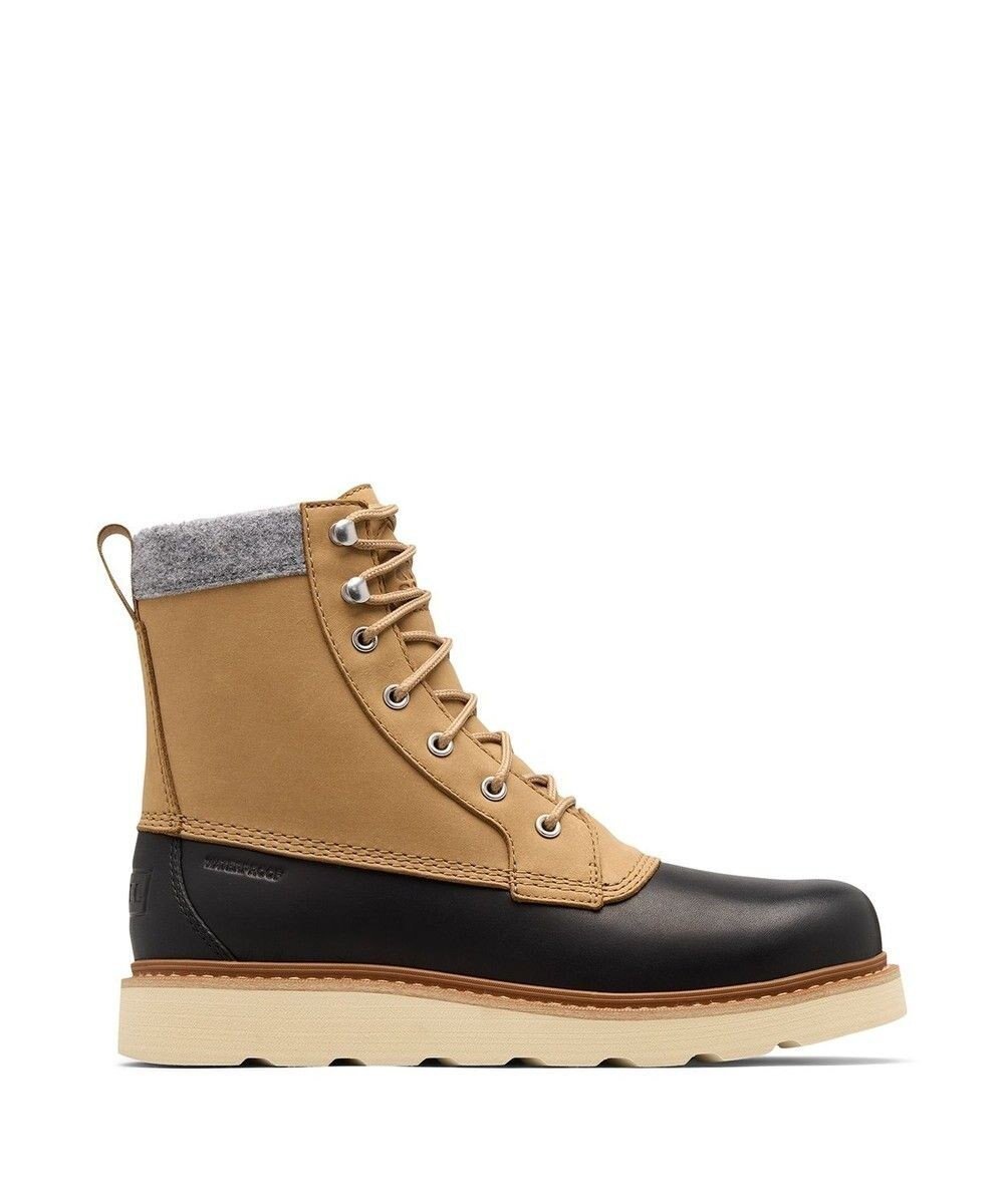 【ソレル/SOREL / MEN】のSOREL/ スラブタウン62 カリブーウォータープルーフ /ソレル インテリア・キッズ・メンズ・レディースファッション・服の通販 founy(ファニー) 　ファッション　Fashion　メンズファッション　Fashion for Men　新作・新入荷　New Arrivals / New In　クッション　Cushion, Throw Pillow　ラバー　Rubber, Rubber Sole　夏　Summer　S/S・春夏　SS, Spring/Summer, Warm Season　A/W・秋冬　Autumn/Winter　軽量　Lightweight, Ultra Light　Caribou Buff、 Black|ID: prp329100004688047 ipo3291000000033853492