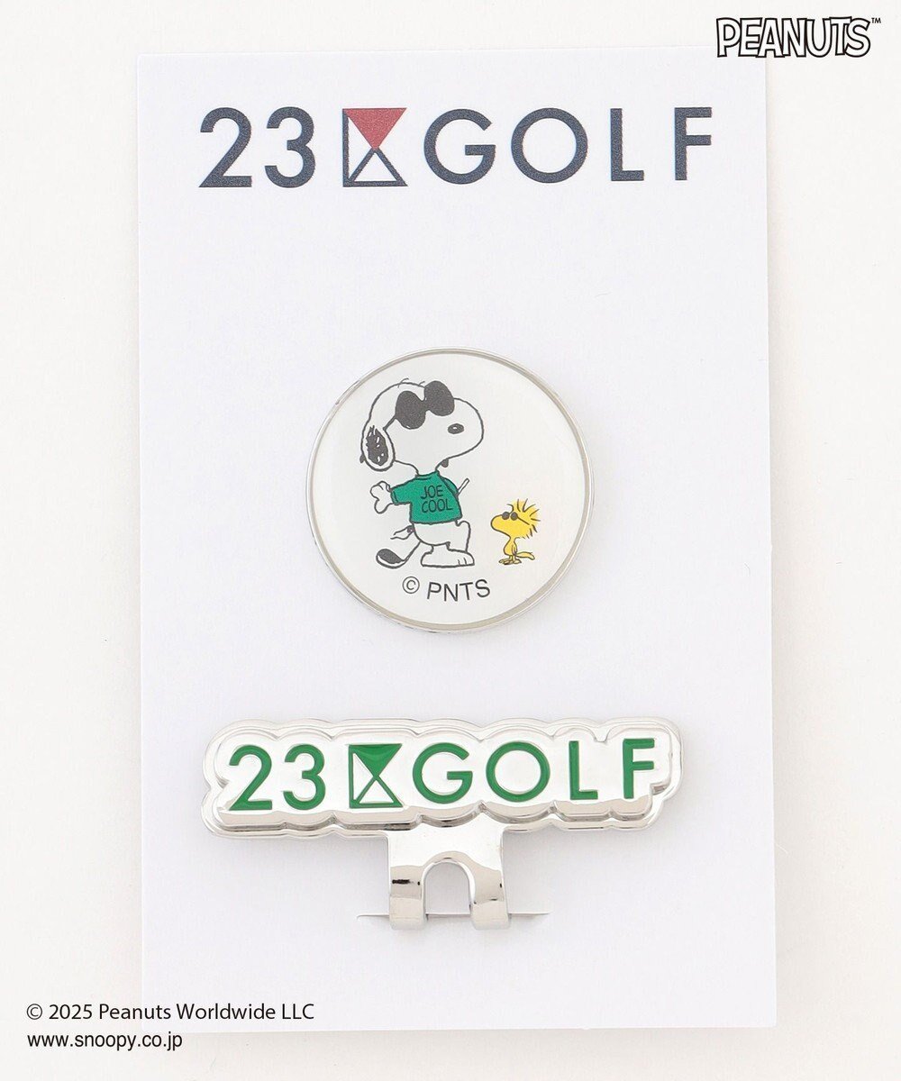 【23区 ゴルフ/NIJYUSANKU GOLF】の【UNISEX】『PEANUTS』コラボ マーカー JOE COOLのクールなイラスト インテリア・キッズ・メンズ・レディースファッション・服の通販 founy(ファニー) 　ファッション　Fashion　レディースファッション　Fashion for Women　スポーツウェア　Functional & Stylish Sportswear　フィットネス用品・トレーニングアクセサリー　Fitness Accessories / Sports Gear / Exercise Equipment　新作・新入荷　New Arrivals / New In　ユニセックス　Unisex, Genderless　おすすめ　Recommended / Our Picks　イラスト　Illustration　キャラクター　Character, Licensed Characters　クール　Cool, Chic　コイン　Coin, Coin Design　コラボ　Collaboration, Collab　コンビ　Combo, Combination Style　ゴルフ　Golf　サングラス　Sunglasses, Shades　スポーツ　Sports, Activewear　グリーン系|ID: prp329100004688050 ipo3291000000033853502