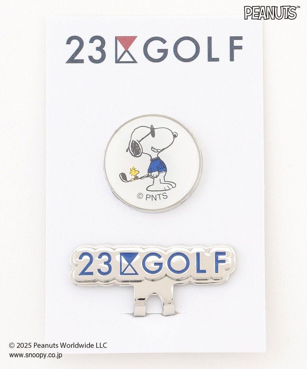 【23区 ゴルフ/NIJYUSANKU GOLF】の【UNISEX】『PEANUTS』コラボ マーカー JOE COOLのクールなイラスト インテリア・キッズ・メンズ・レディースファッション・服の通販 founy(ファニー) 　ファッション　Fashion　レディースファッション　Fashion for Women　スポーツウェア　Functional & Stylish Sportswear　フィットネス用品・トレーニングアクセサリー　Fitness Accessories / Sports Gear / Exercise Equipment　新作・新入荷　New Arrivals / New In　ユニセックス　Unisex, Genderless　おすすめ　Recommended / Our Picks　イラスト　Illustration　キャラクター　Character, Licensed Characters　クール　Cool, Chic　コイン　Coin, Coin Design　コラボ　Collaboration, Collab　コンビ　Combo, Combination Style　ゴルフ　Golf　サングラス　Sunglasses, Shades　スポーツ　Sports, Activewear　ブルー系|ID: prp329100004688050 ipo3291000000033853503