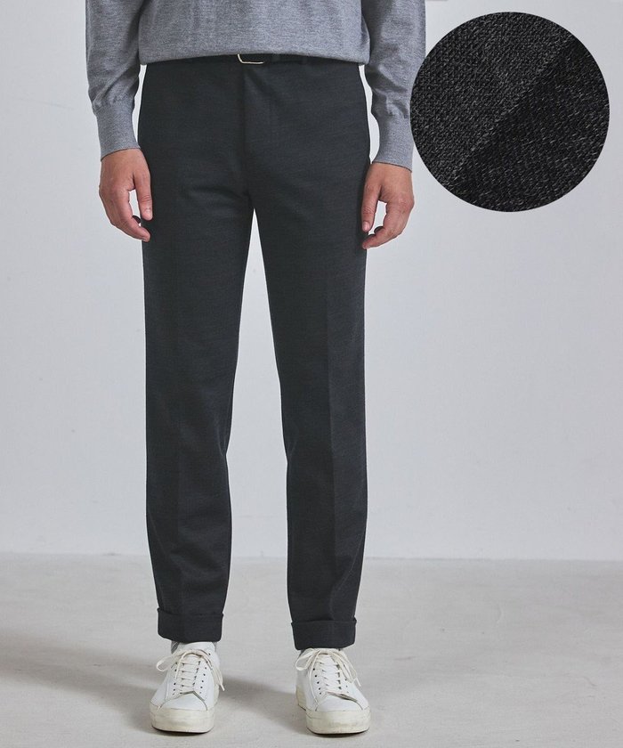 【五大陸/gotairiku / MEN】のセットアップ対応【洗える/ストレッチ/シワになりにくい】ウォッシャブルジャージー セットアップパンツ_無地(25年モデル) インテリア・キッズ・メンズ・レディースファッション・服の通販 founy(ファニー) https://founy.com/ ファッション Fashion メンズファッション Fashion for Men ボトムス Bottoms ストレッチ Stretch, Stretchy Fabric スーツ Suit, Formalwear セットアップ Set-Up, Coordinated Outfit テーパード Tapered, Tapered Pants メランジ Melange, Mixed Yarn レギュラー Regular, Standard Fit 洗える Machine Washable 無地 Plain, Solid Color A/W・秋冬 Autumn/Winter |ID: prp329100004688052 ipo3291000000035556357