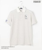 【23区 ゴルフ/23区GOLF / MEN】の【MEN】『PEANUTS』コラボ 「JOE COOL」半袖ポロシャツ ライトグレー系|ID: prp329100004688053 ipo3291000000034347711