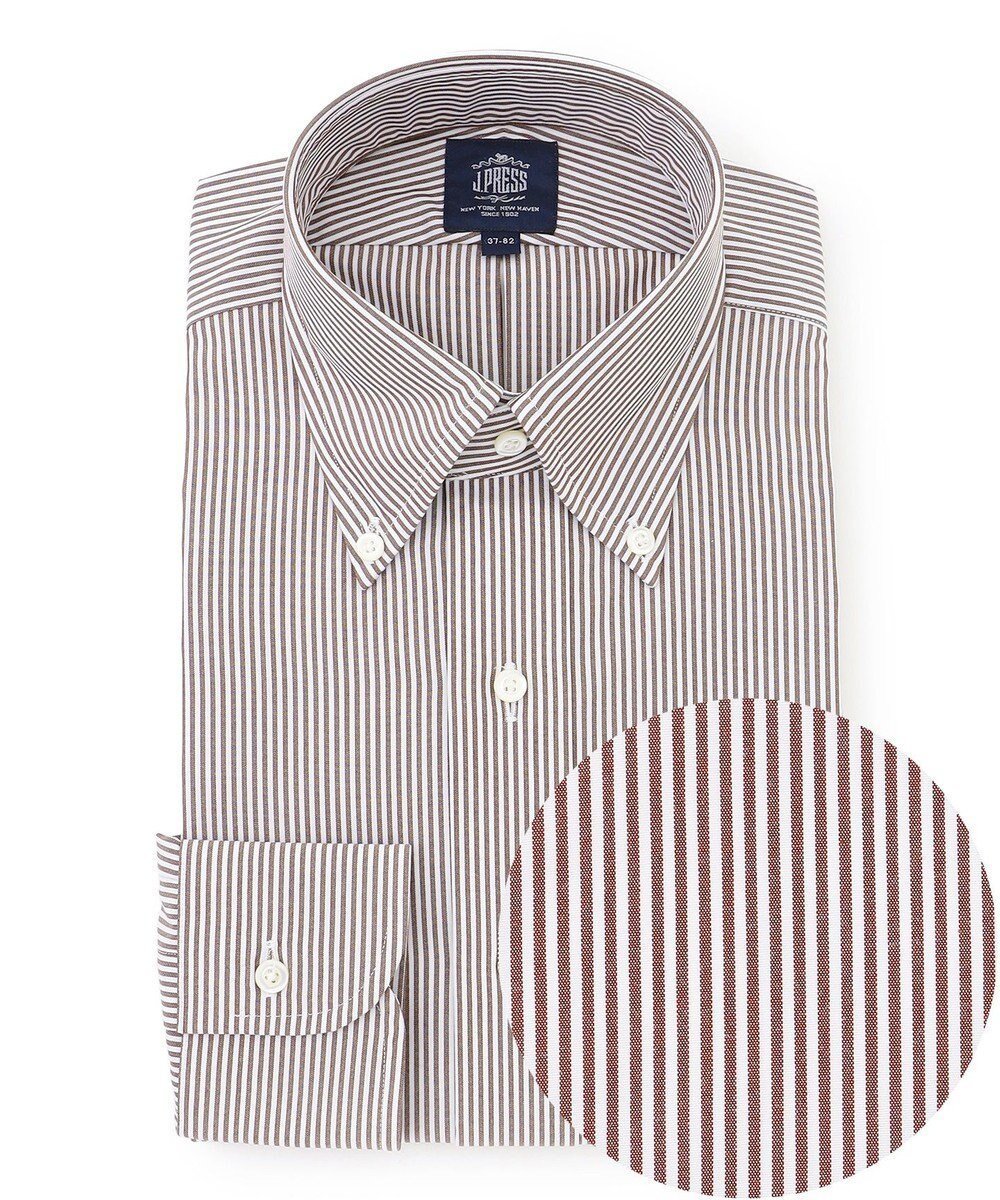 【ジェイ プレス/J.PRESS / MEN】の【PREMIUM PLEATS / 形態安定】ロンドンストライプ ドレスシャツ / B.D. 人気、トレンドファッション・服の通販 founy(ファニー) 　ファッション　Fashion　メンズファッション　Fashion for Men　トップス・カットソー　Cut & Sew Tops　メンズシャツ　Shirts　カフス　Cuff Design　ストライプ　Stripe, Striped Pattern　スーピマ　Supima, Premium Cotton　ドレス　Dress, One-Piece　定番　Standard, Basic Item　なめらか　Smooth, Silky Texture　プリーツ　Pleats, Pleated　プレミアム　Premium, High-End　メンズ　Men's, Menswear　ロンドン　London Style, British Inspired　A/W・秋冬　Autumn/Winter　S/S・春夏　SS, Spring/Summer, Warm Season　夏　Summer　ビジネス 仕事 通勤　Business / Work / Commuting　 other-1|ID: prp329100004688055 ipo3291000000033853516