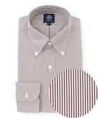 【ジェイ プレス/J.PRESS / MEN】の【PREMIUM PLEATS / 形態安定】ロンドンストライプ ドレスシャツ / B.D. ワイン系1|ID: prp329100004688055 ipo3291000000033853517