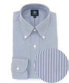 【ジェイ プレス/J.PRESS / MEN】の【PREMIUM PLEATS / 形態安定】ロンドンストライプ ドレスシャツ / B.D. ネイビー系1|ID: prp329100004688055 ipo3291000000033853518