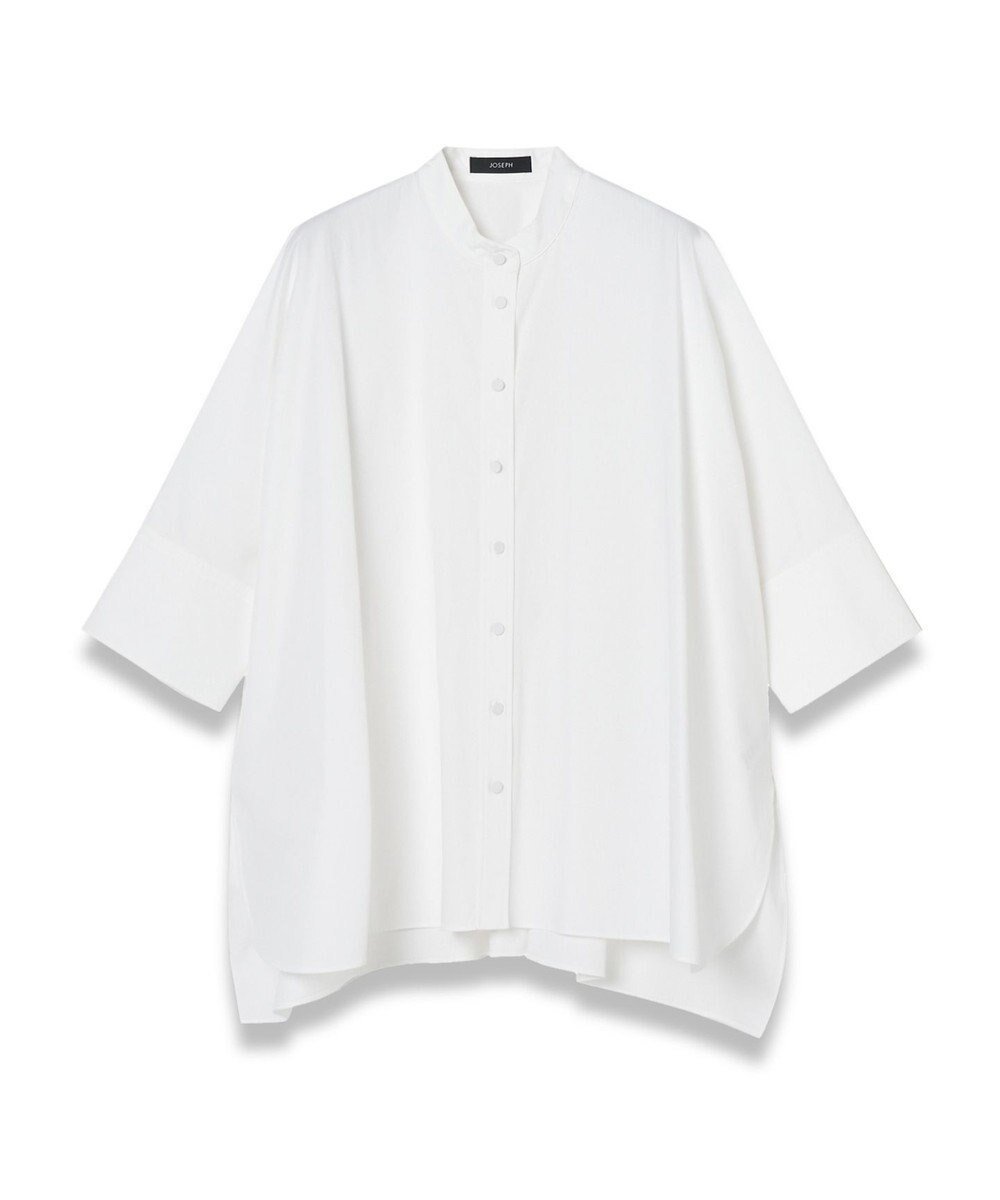 【ジョゼフ/JOSEPH】の【洗える】ポプリン オーバーサイズシャツ 人気、トレンドファッション・服の通販 founy(ファニー) ファッション Fashion レディースファッション Fashion for Women トップス・カットソー Cut & Sew Tops シャツ・ブラウス・オフィスカジュアル Elegant Blouses & Button-Ups カフス Cuff Design ショルダー Shoulder, Shoulder Strap スリーブ Sleeve, Long Sleeve / Short Sleeve ドロップ Drop Shoulder, Dropped Style フィット Fit, Slim Fit リラックス Relax, Relaxed Fit ワイド Wide, Wide Fit 夏 Summer 春 Spring S/S・春夏 SS, Spring/Summer, Warm Season 洗える Machine Washable other-1|ID: prp329100004688075 ipo3291000000033853639