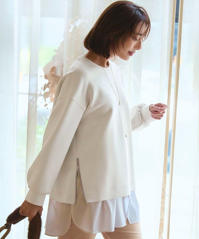 【23区/NIJYUSANKU】の【VERY12月号掲載/洗える】コットンエアーダンボール サイドジップ カットソー インテリア・キッズ・メンズ・レディースファッション・服の通販 founy(ファニー) https://founy.com/ 雑誌掲載アイテム Magazine Picks & Fashion Features ファッション雑誌 Fashion Magazines ヴェリィ VERY ファッション Fashion レディースファッション Fashion for Women トップス・カットソー Cut & Sew Tops シャツ・ブラウス・オフィスカジュアル Elegant Blouses & Button-Ups ロングTシャツ・Tシャツ Longline T-Shirts & Tees カットソー・ベーシックTシャツ Cut-and-Sewn Tops / Stretch Tees & Basics インナー Innerwear 洗える Machine Washable カットソー Cut and Sewn Top コクーン Cocoon, Cocoon Silhouette 12月号 December Issue サイドジップ Side Zip, Side Zipper シンプル Simple, Minimal スリット Slit, Slit Detail 雑誌 Magazine, Fashion Magazine A/W・秋冬 Autumn/Winter 冬 Winter / This Winter エレガント 上品 Elegant 2025年 2025 2025-2026秋冬・A/W Autumn/Winter 2025–26 AW25–26 |ID: prp329100004688085 ipo3291000000034327720