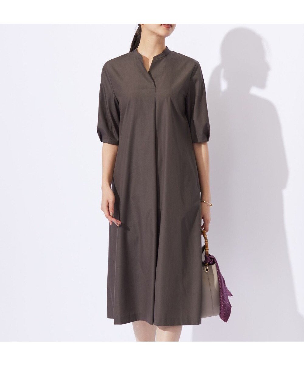【ジェイ プレス/J.PRESS】の【洗える】ソフトシャンブレー ワンピース インテリア・キッズ・メンズ・レディースファッション・服の通販 founy(ファニー) ファッション Fashion レディースファッション Fashion for Women ワンピース Dresses 春 Spring 洗える Machine Washable タイプライター Typewriter Fabric, Crisp Cotton フレア Flare, Flared ペチコート Petticoat, Underskirt ポケット Pocket, Pocket Detail モダン Modern, Contemporary S/S・春夏 SS, Spring/Summer, Warm Season 夏 Summer エレガント 上品 Elegant スレート系|ID: prp329100004688110 ipo3291000000034410920