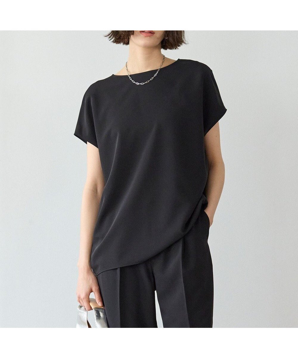 【アンフィーロ 自由区/UNFILO】のサマーセットアップ Tブラウス インテリア・キッズ・メンズ・レディースファッション・服の通販 founy(ファニー) ファッション Fashion レディースファッション Fashion for Women トップス・カットソー Cut & Sew Tops シャツ・ブラウス・オフィスカジュアル Elegant Blouses & Button-Ups セットアップ Matching Sets レディーストップス・ブラウス Tops & Blouses / Assorted Women's Tops ウォッシャブル Machine Washable 春 Spring 吸水 Absorbent, Quick-Dry サマー Summer, Summer Style セットアップ Set-Up, Coordinated Outfit ボトム Bottoms, Lower Wear S/S・春夏 SS, Spring/Summer, Warm Season おすすめ Recommended / Our Picks 夏 Summer ブラック|ID: prp329100004688113 ipo3291000000034282089