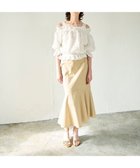 【グレース コンチネンタル/GRACE CONTINENTAL】のミディマーメイドスカート ベージュ|ID: prp329100004688130 ipo3291000000033854301