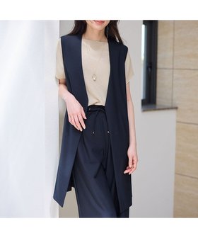 【エニー/ANY】の【洗濯機可/ストレッチ/セットアップ可】イージィケアストレッチジレ 人気、トレンドファッション・服の通販 founy(ファニー) ファッション Fashion レディースファッション Fashion for Women アウター Coat / Outerwear Collection トップス・カットソー Cut & Sew Tops ベスト&ジレ / 重ね着スタイル Vests & Gilets セットアップ Matching Sets レディーストップス・ブラウス Tops & Blouses / Assorted Women's Tops ストレッチ Stretch, Stretchy Fabric セットアップ Set-Up, Coordinated Outfit セレモニー Ceremony ベスト Vest, Waistcoat 夏 Summer 春 Spring S/S・春夏 SS, Spring/Summer, Warm Season |ID:prp329100004688141