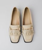 【ボントレ/BONTRE】の【PRECIEUX JOUET/プレシュウジュエ】キルトビットエナメルローファー エクリュ|ID: prp329100004688149 ipo3291000000033854672