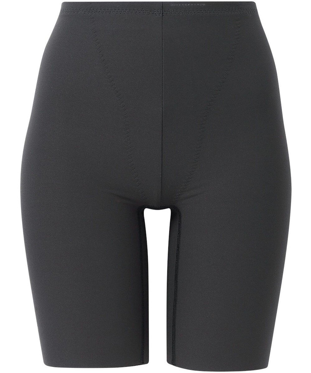 【ウィング/Wing】の補整ショーツ ほどよいおなか押さえ まるみのあるヒップライン ラクな着用感 【Pパンツ】 ロング丈 はきこみ丈ふかめ KJ4825 ウイング/ワコール インテリア・キッズ・メンズ・レディースファッション・服の通販 founy(ファニー) 　ファッション　Fashion　レディースファッション　Fashion for Women　パンツ　Pants & Trousers　アンダー　Underwear Essentials　ギャザー　Gathered, Ruffled　ショーツ　Shorts, Short Pants　フラット　Flat, Flat Shoes　フロント　Front, Front Design　ロング　Long, Long-Length　おすすめ　Recommended / Our Picks　夏　Summer　ブラック|ID: prp329100004688155 ipo3291000000033854739