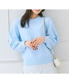 【フェルゥ/Feroux】のクルーネックニット プルオーバー スカイブルー系|ID: prp329100004688157 ipo3291000000033854754