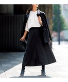 【アンフィーロ 自由区/UNFILO】のパデッドスカート ブラック|ID: prp329100004688164 ipo3291000000034466296